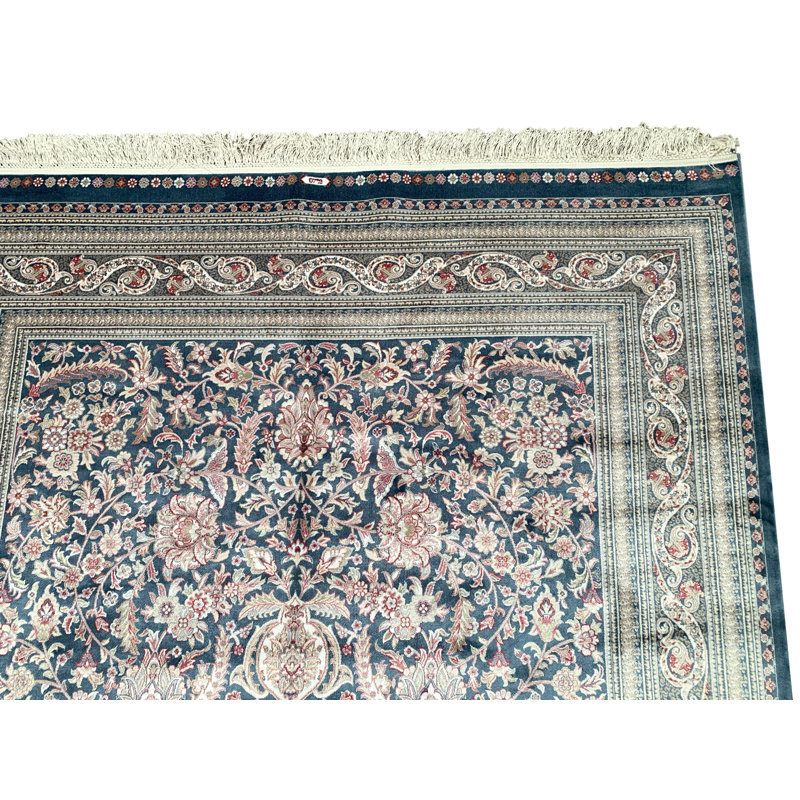 Rectangle Machine Tufted Silk Area Rug