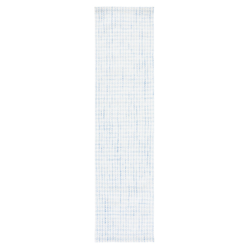 Tapis en laine et en coton tissé à la main Earie, Tapis de couloir 2 pi 3 po x 9 pi