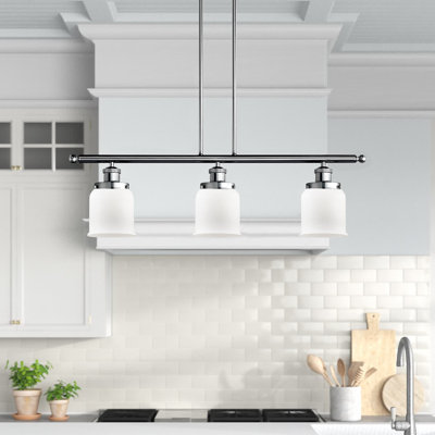 Ballston Urban - Cloche - 3 lumières 36 po pour îlot suspendu - 5 po de diamètre