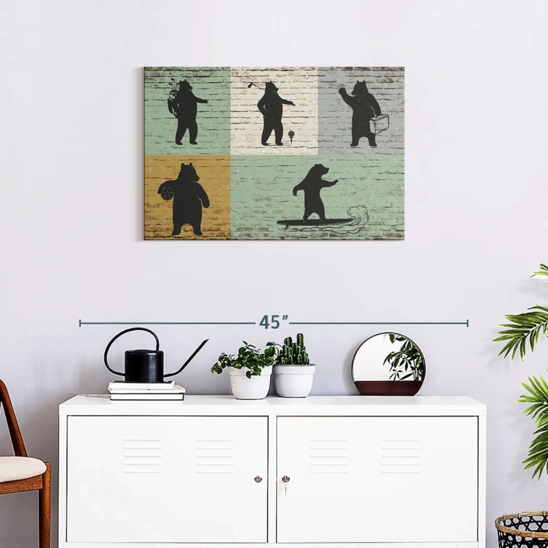 Impression sur toile à thème sport, H 20 po x l 30 po x P 1,25 po
