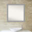 Miroir de salle de bain mural en nickel brossé-719746331
