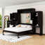 Grand lit escamotable avec bureau et armoires-678902488