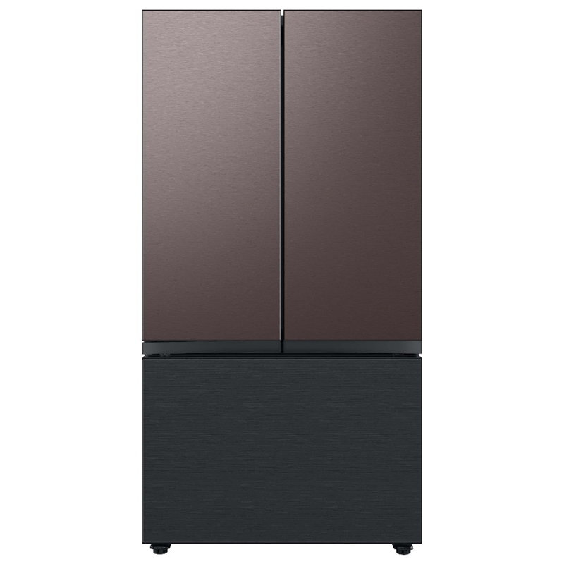 Samsung 24 cu. ft. Smart Bespoke 3-Door French-Door Refrigerator with Customizable Panel Colors and AutoFill Water Pitcher in Custom Panel-Ready