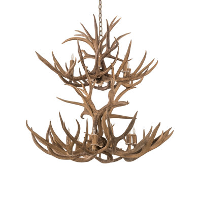 Rustic Lodge 12 - Light Chandelier