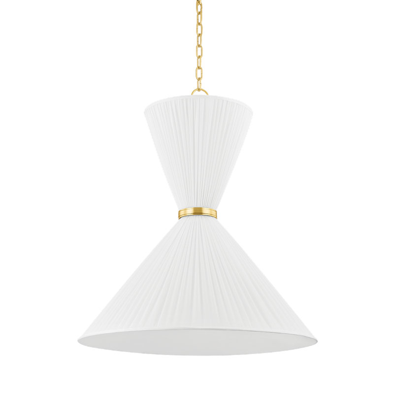 Luminaire suspendu 2 lumières Enid, H 35 po x l 30 po x P 30 po