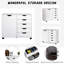 Izmir 79cm Wide 5 -Drawer File Cabinet