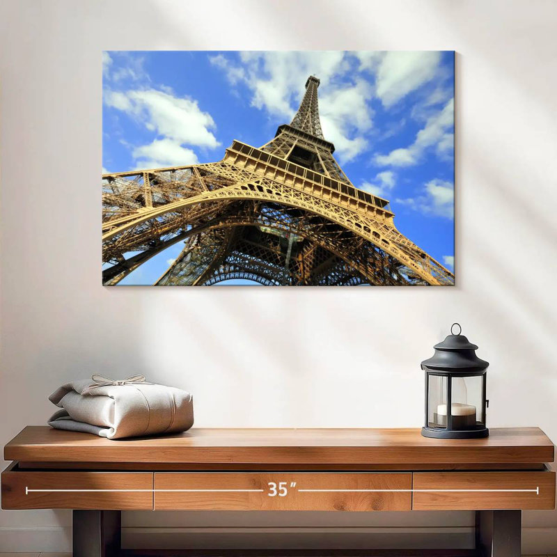 Lilie Towering Eiffel Tower Paris, 16" H x 24" W