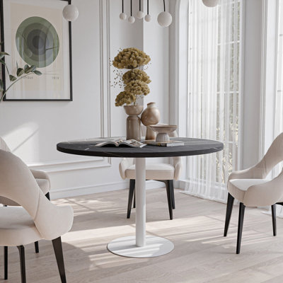 Extendable Round Dining Table