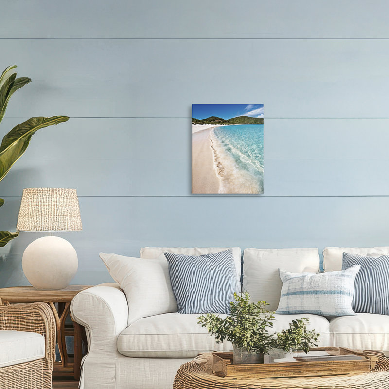 Toile de la côte caribéenne des Caraïbes, design par Seven Trees Design, H 20 po x l 16 po