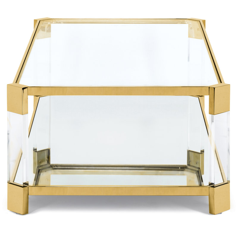 4 Legs Coffee Table, Gold