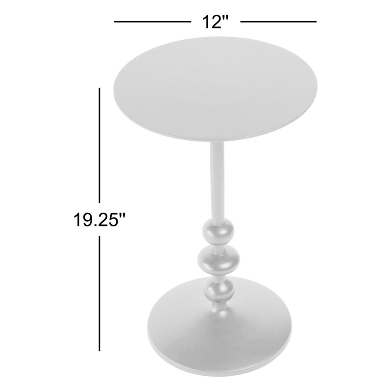 Table d'appoint ronde 12 po Ashiana