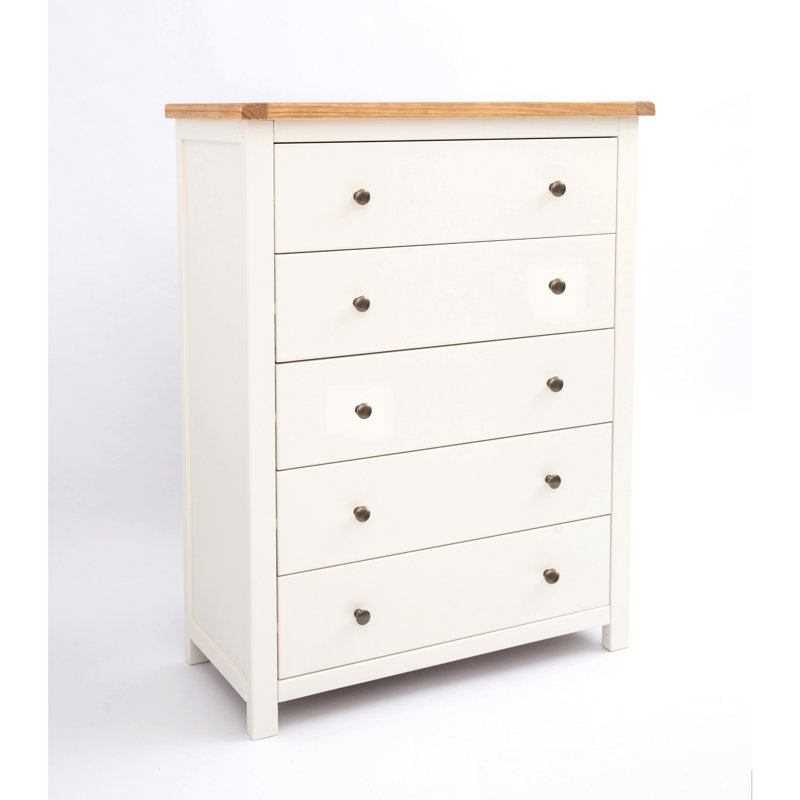 Hendrix 90cm W 5 - Drawer Chest of Drawers