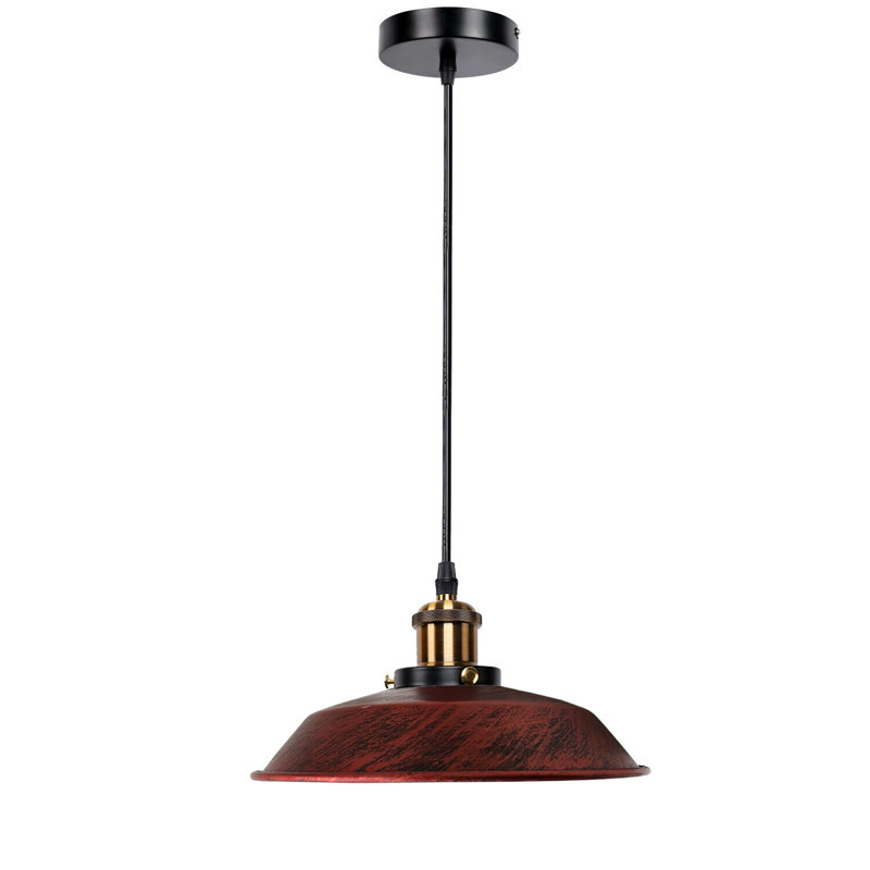 Guerra 1 - Light Dome Pendant, Rustic Red