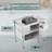 39 X 24 In. Stainless Steel Table Prep Table With 3 Drawers