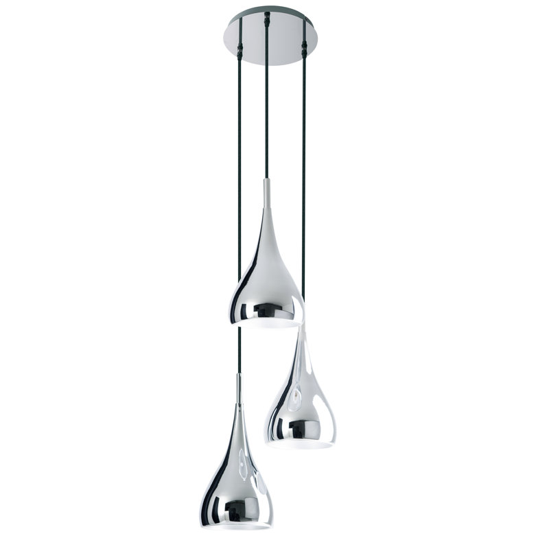 Emmett 3 - Light Chrome Cluster Pendant