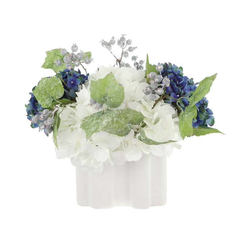 Hydrangea and Berry Arrangement