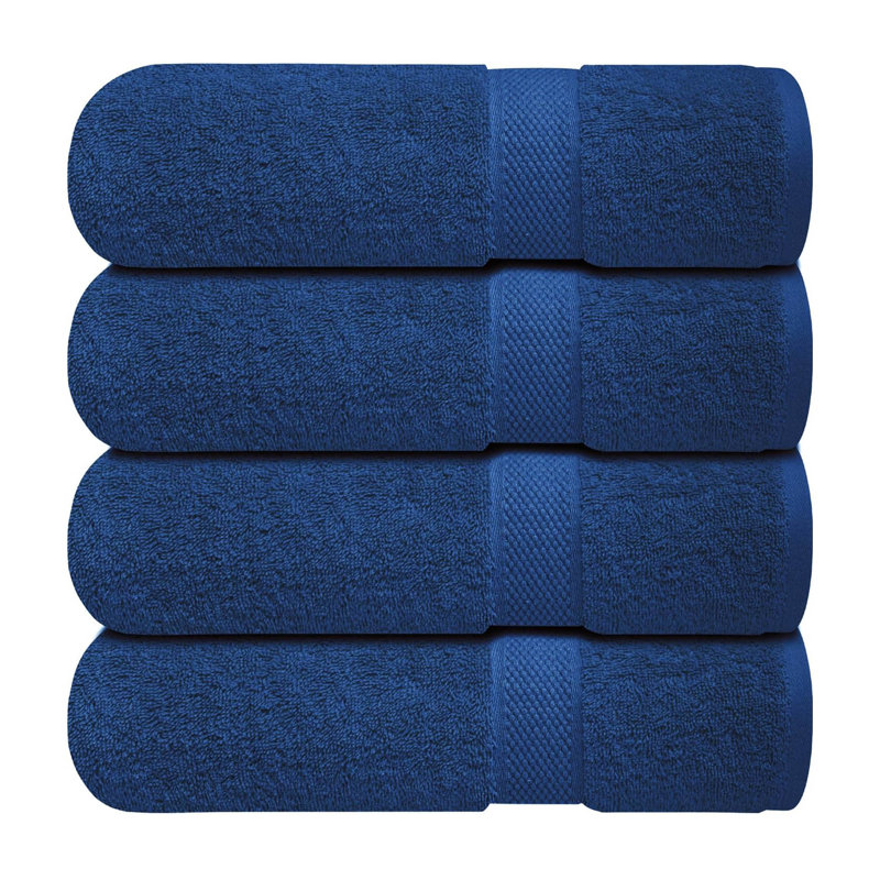 100% Cotton Bath Towel, Navy Blue