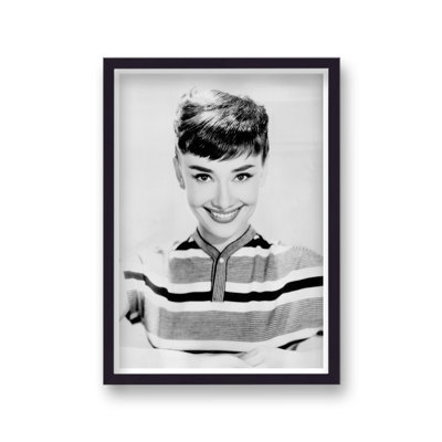 Audrey Hepburn Publicity Shot Sabrina 1 Piece Single Picture Frame Wall Art