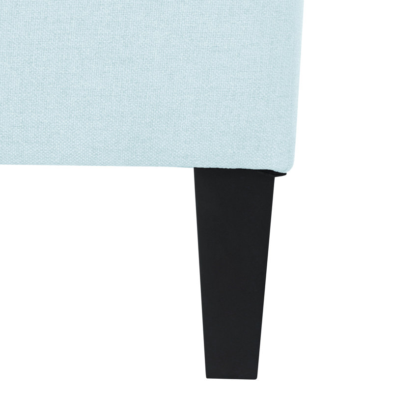 Tissu bleu avec cadre en bouleau. L 28,88 po x H 22,47 po x P 18,5 po. Siège confortable et élégant, Bleu