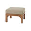 Porschea Outdoor Teak Ottoman-1630159690