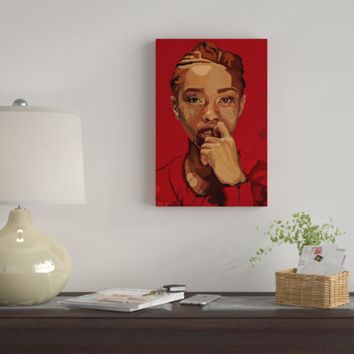 « freckles fille », impression sur toile