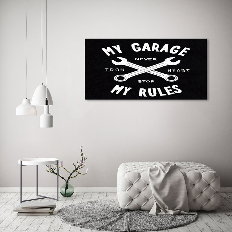 My Garage - Wrapped Canvas Print