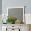 Miroir rectangulaire pour commode en bois