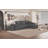 104" Modern L-Shape 3 Seat Reversible Sectional Couch, Pull Out Sleeper Sofa With Storage Chaise And 2 Stools For Living Room Furniture Set, Charcoal Grey-155544305