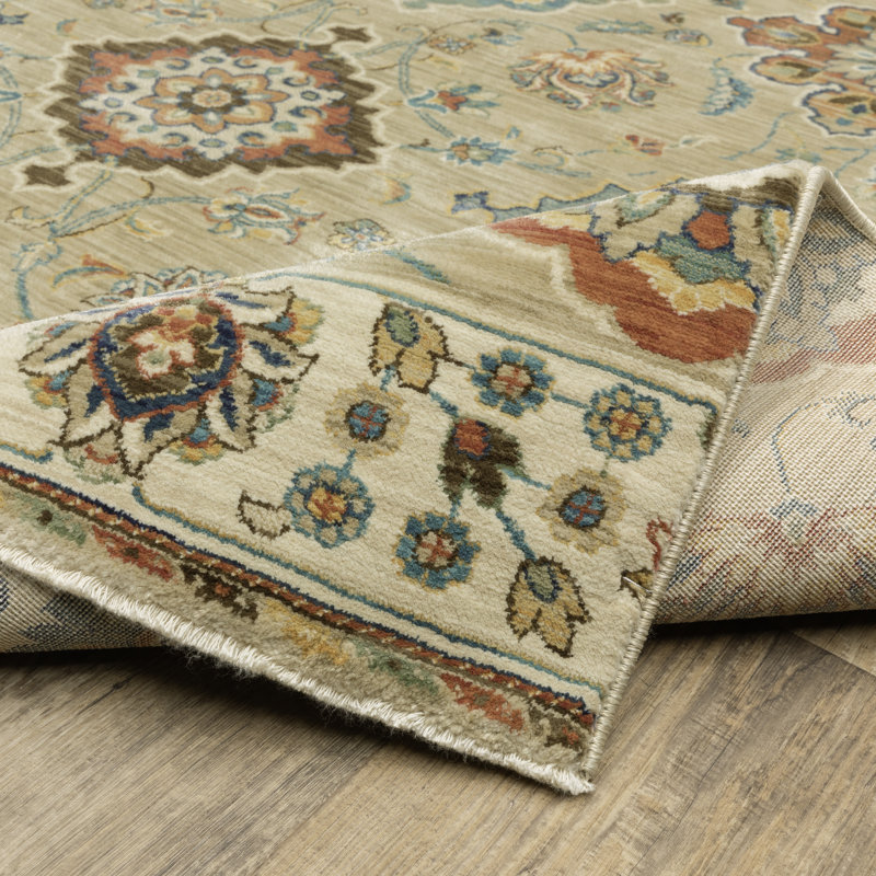 Floral Indoor Rug, Rectangle 7'10" x 10'10"