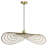15.75"W Emma Industrial Brass Round Shade Pendant