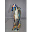 Statue de cheval de course moderne en résine graffiti - Hogansville, 20 po x 5 po x 14 po