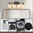 4-Light Bathroom Vanity (Black)