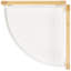 Tablette de coin 3 niveaux Jishant
