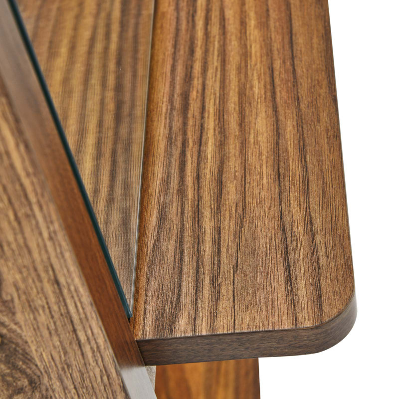 Modway Ascend Standing Mirror, Walnut