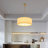 Latrinia 4 - Light Gold Drum Pendant