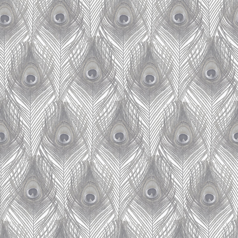 Braylen 10m x 53cm Matte Wallpaper Roll, Grey