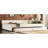 Beige Queen Bed With Slot And 2 Bedside Drawers For Storage Elegant Size Upholstered Platform & Rectangular Drawers,-676085343