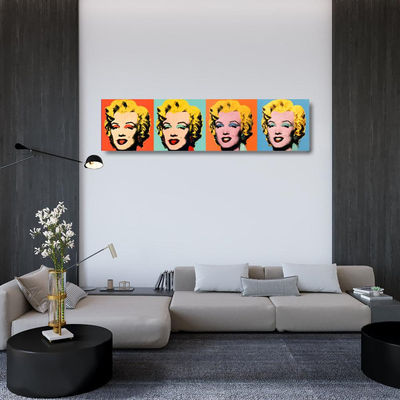 Marilyn Monroe - Pop Art, 12" H x 48" W