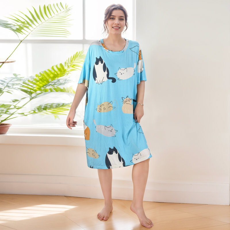 Peignoir en rayonne / viscose Kalvi