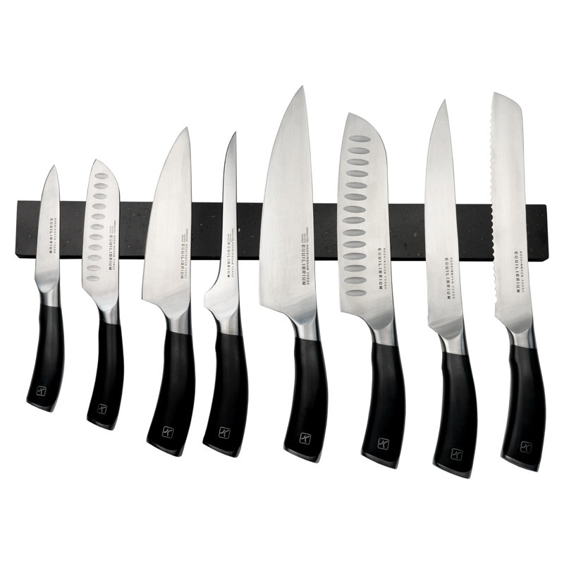 Grunwerg Rockingham Forge Magnetic Knife Holder, Black