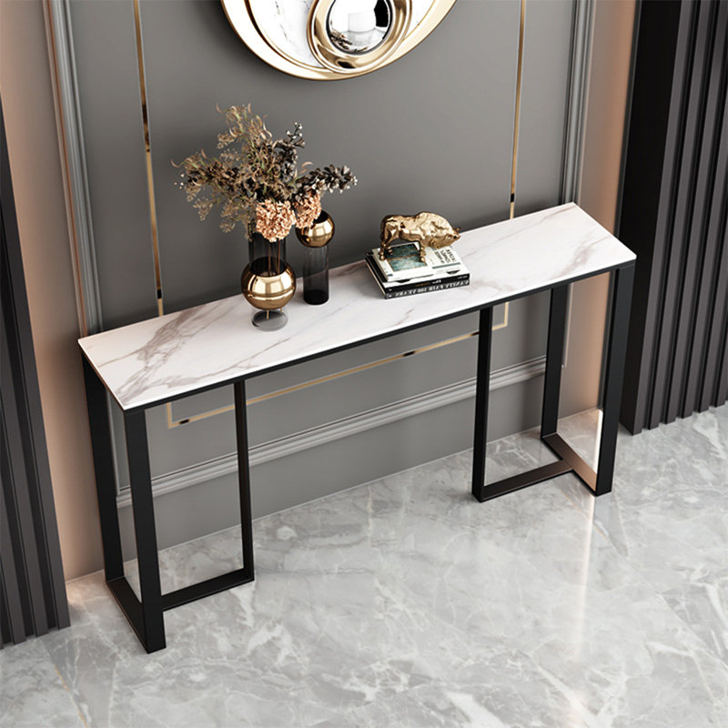 Console Table, White, 31.5" H x 39.4" W x 11.8" D
