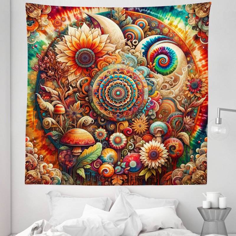 Tapisserie en microfibre, H 88 po x l 88 po