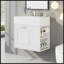 Meuble-lavabo flottant mural de 21,8 po avec lavabo, tiroir et tablette réglable, système de fermeture en douceur-613725351