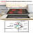 Karinear 30" Black Electric 4 Burner Cooktop