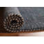 Tapis oriental ardoise en laine de style Gabbeh 3 x 5