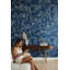 Abstrait double abstrait géométrique amovible bleu-1953604680