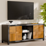 Vivian Jade Solid Wood Fully Assembled TV Stand for TVs up to 60"