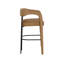 Upholstered Stool with Solid Wood Frame-96097333