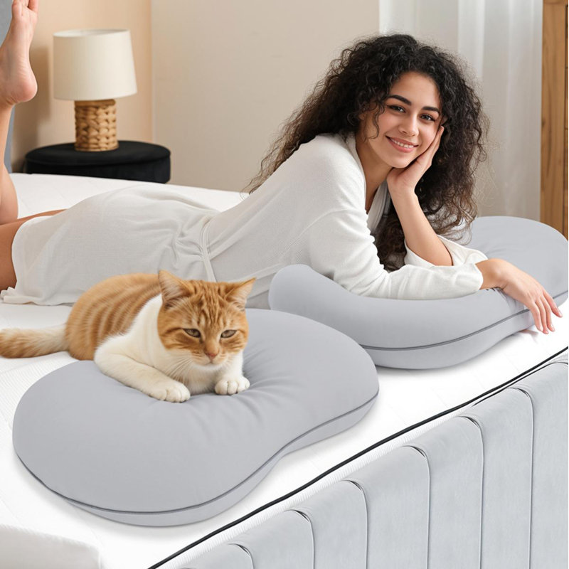 Anouk Patented Ergonomic Cervical Pillow For Side & Back Sleepers