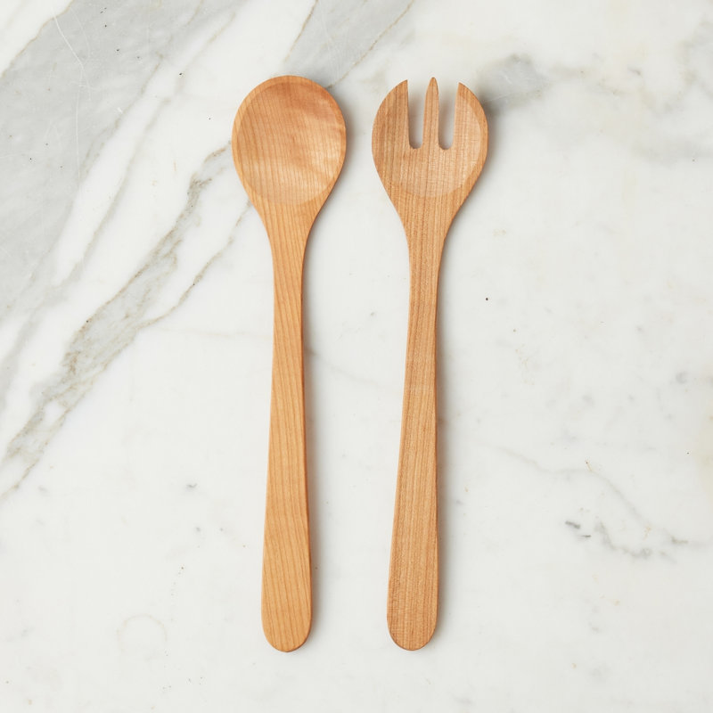 Mediterranean Salad Servers - Cherrywood